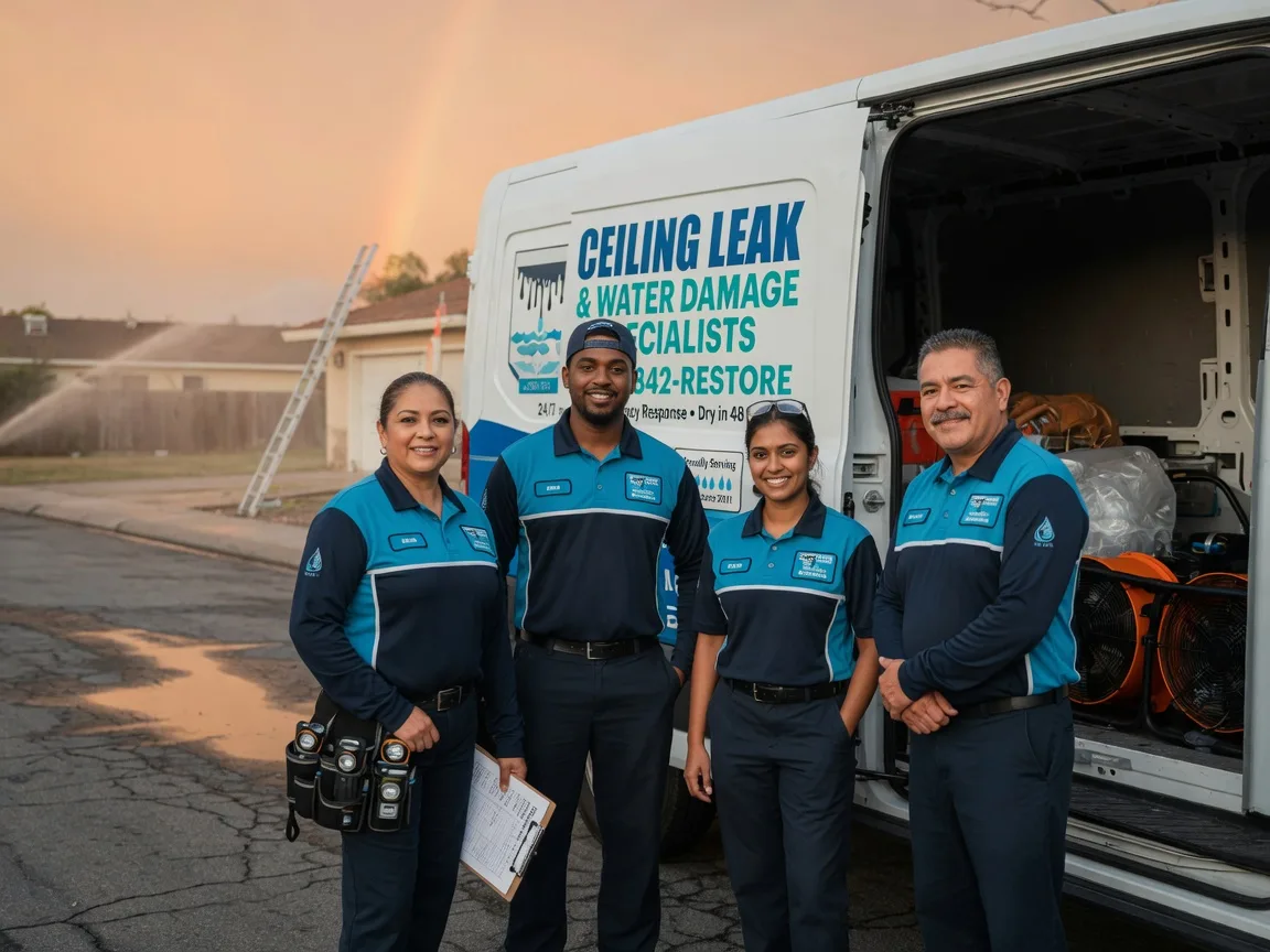 Ceiling Leak Cleanup company in Templeton, MA
