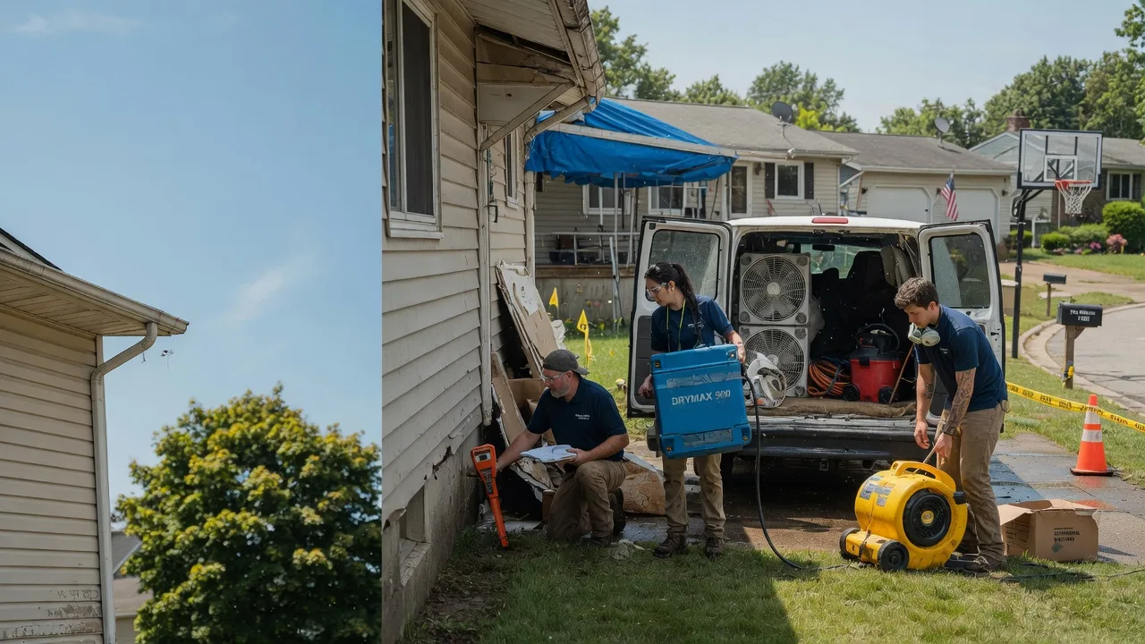 Ceiling Leak Cleanup in Templeton, MA near me